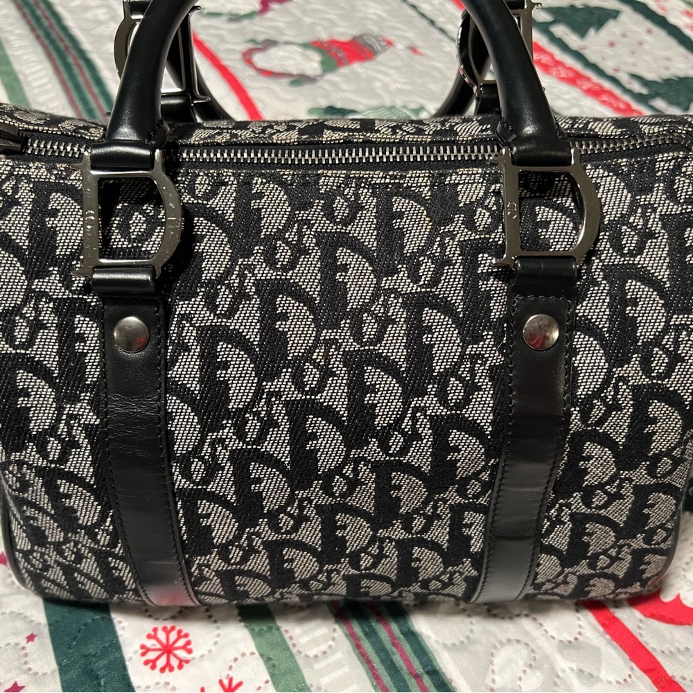 ❤️ CHRISTIAN DIOR Monogram Boston Black❤️